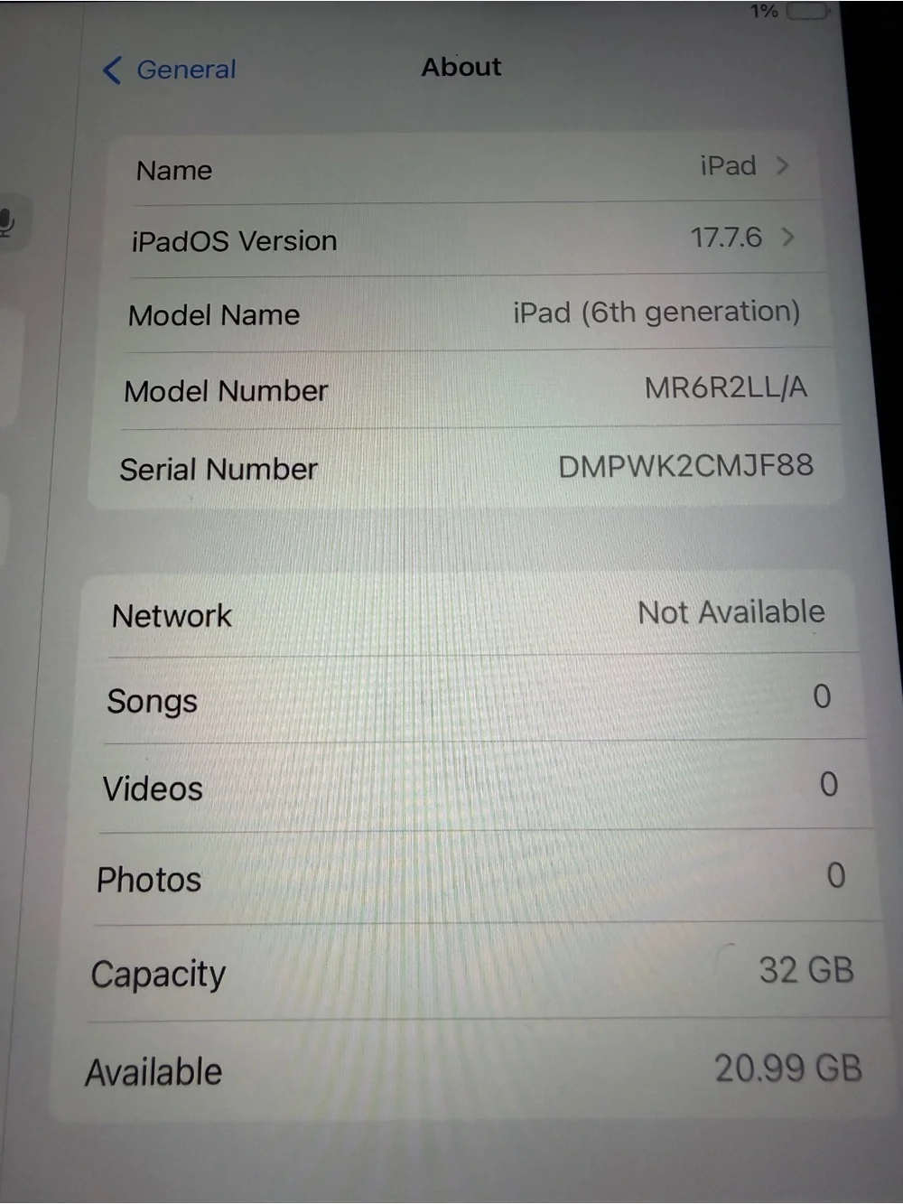 Apple Black Tablet with Home Button